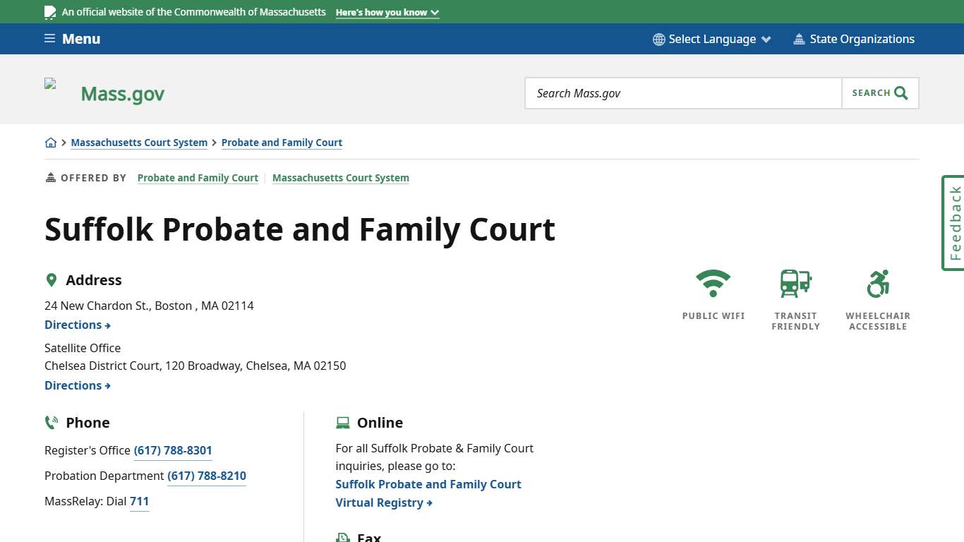 Suffolk Probate and Family Court | Mass.gov